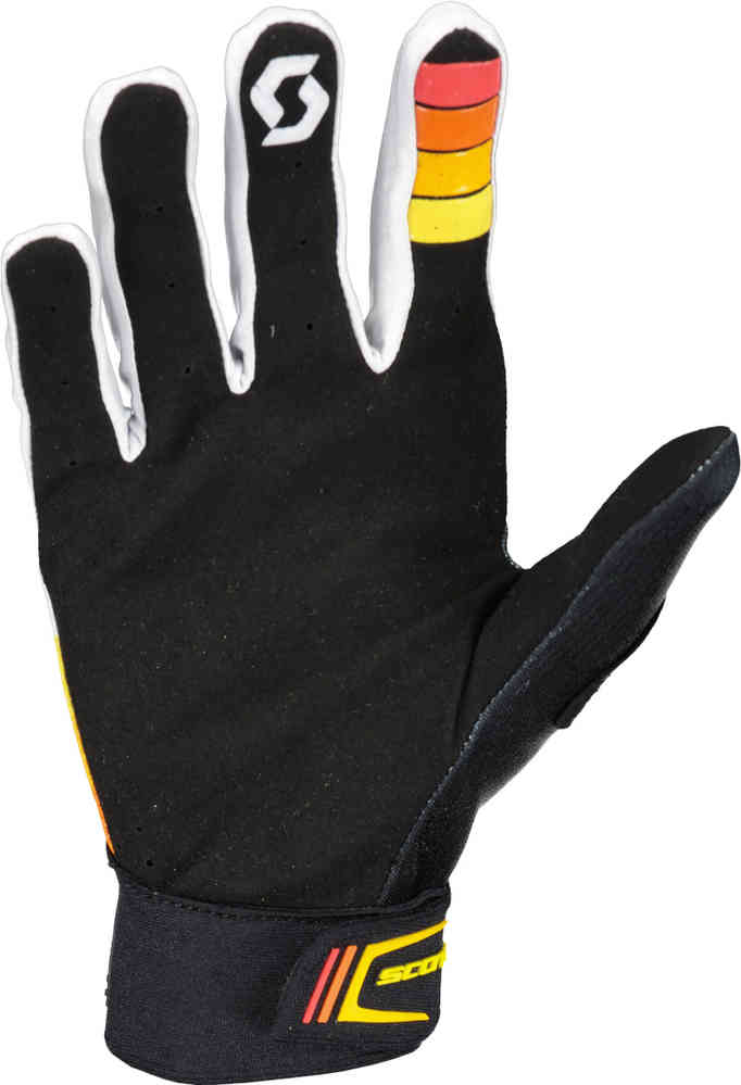 Scott 450 Prospect 2023 Orange/Yellow Motocross Gloves