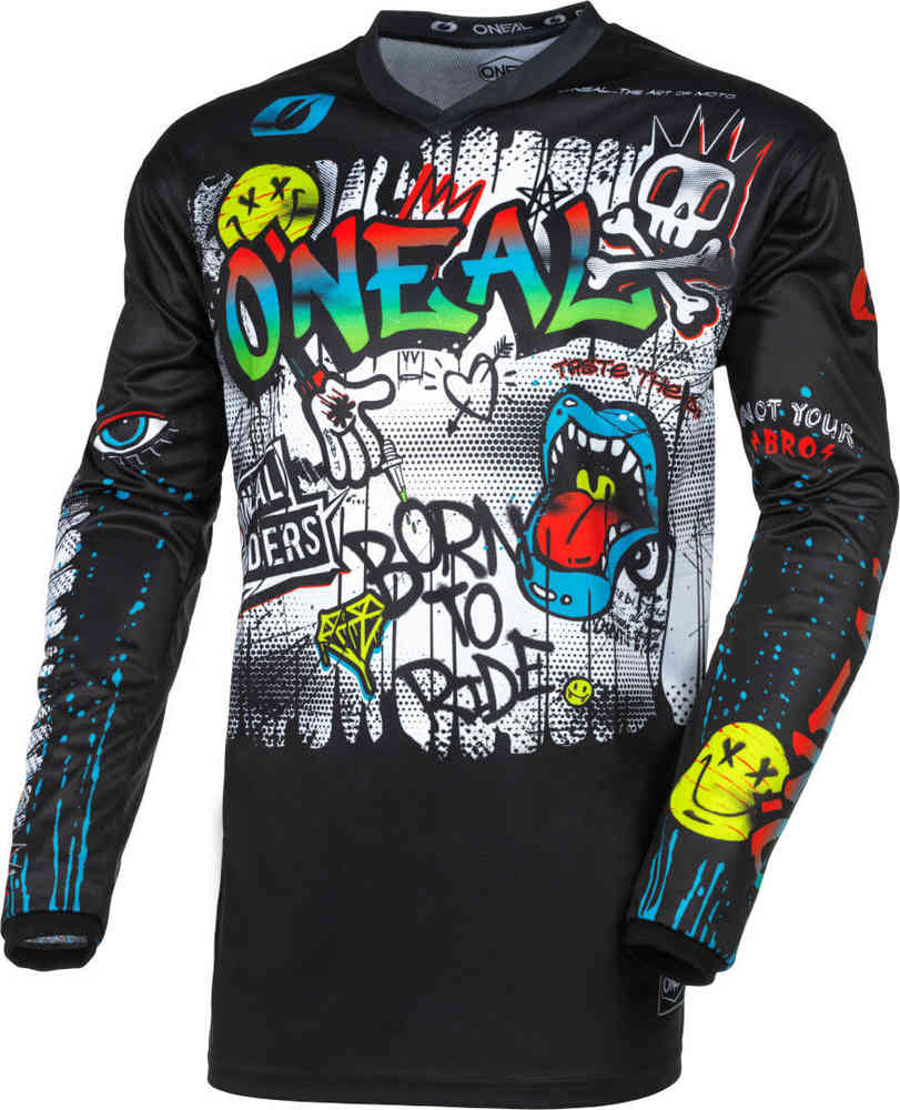Oneal Element Rancid black/multicoloured Motocross Jersey