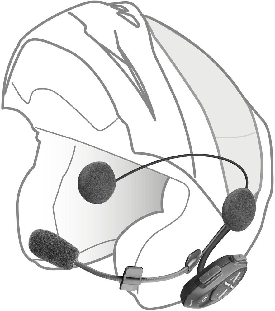 Interphone Link Bluetooth Communication System Single Set