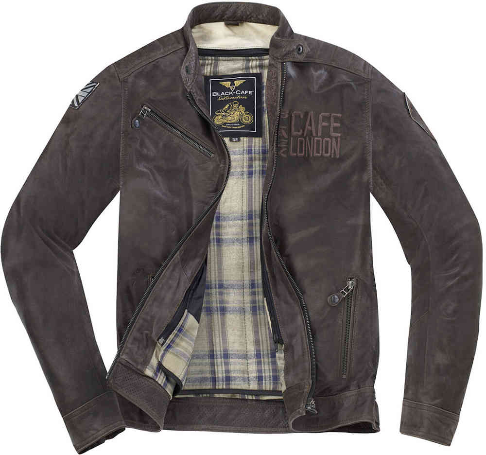 Black-Cafe London Sydney Motorcycle Leather Jacket