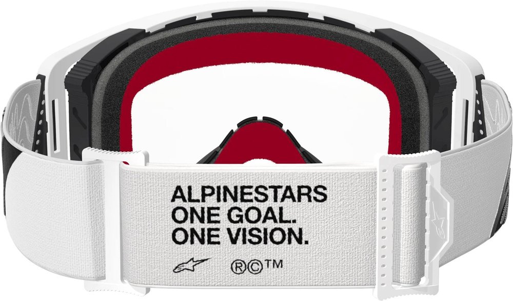 Alpinestars Supertech Corp Absolute Vision white Motocross Goggles