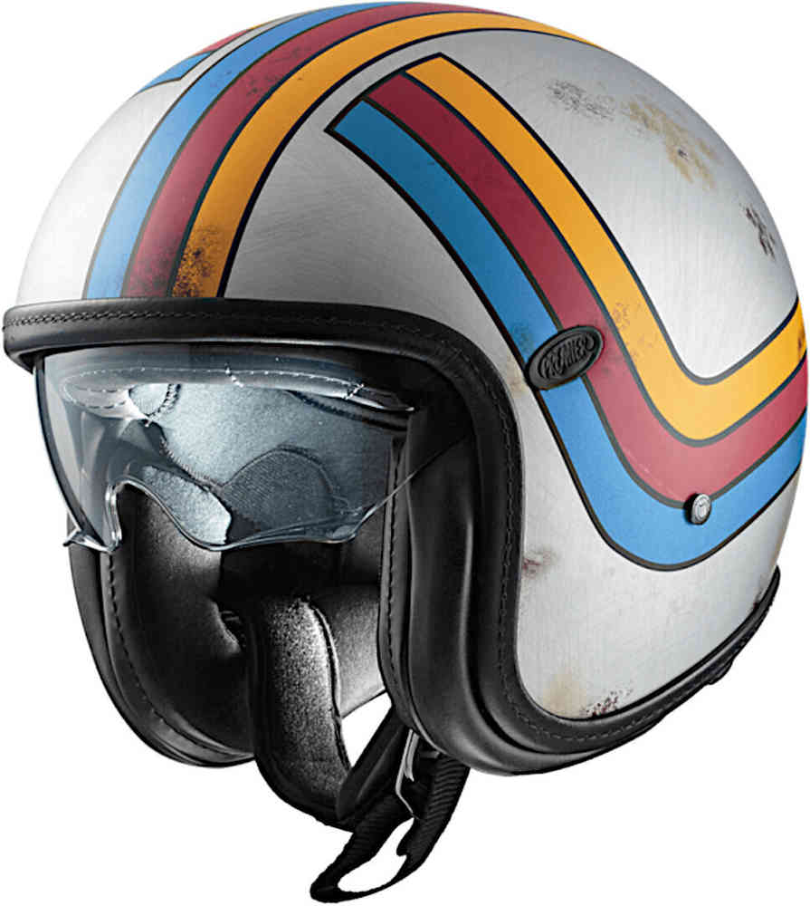 Premier Vintage Platinum ED EX 77 BM Jet Helmet