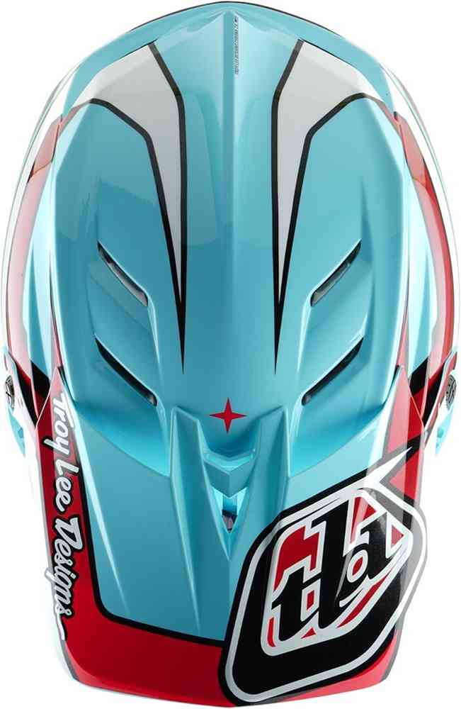 Troy Lee Designs D4 Mips Linear Polyacrylite Downhill Helm