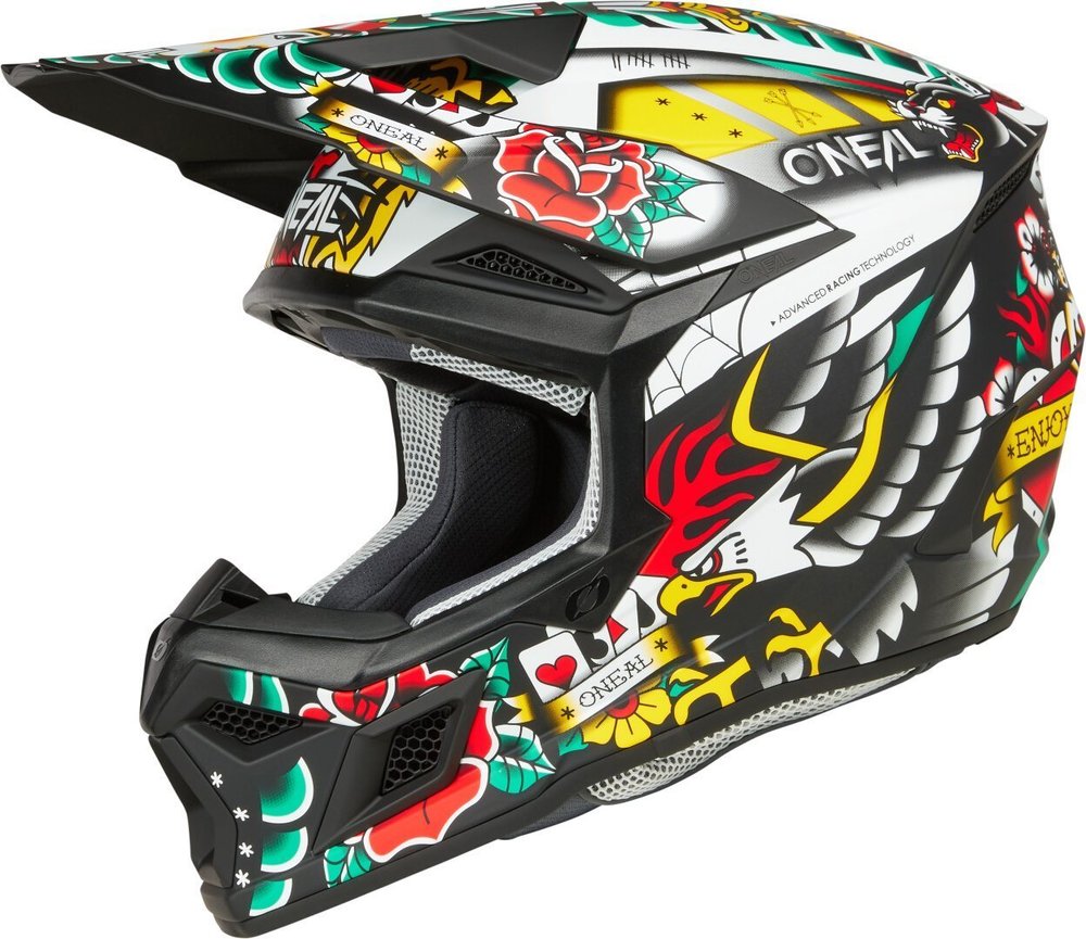 Oneal 3SRS Inked Kids Motocross Helmet