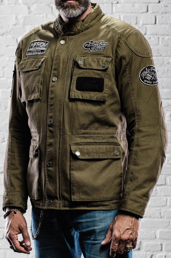 HolyFreedom Quattro Waxed Motorcycle Textile Jacket