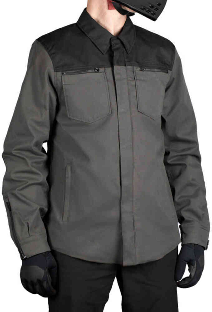 Icon Upstate Canvas Motorcycle Textile Jacket