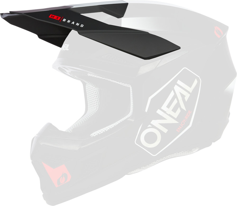 Oneal 3SRS Hexx Black/White/Red Motocross Helmet