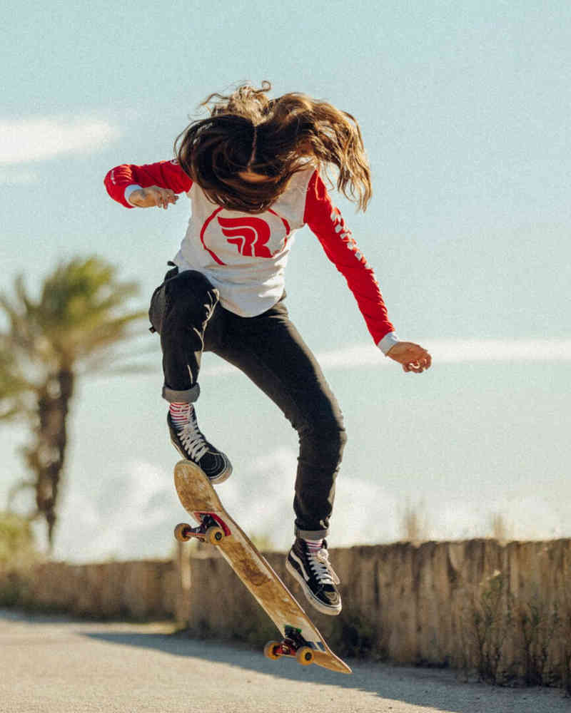 Riding Culture High Waist Ladies Motorcycle Jeans