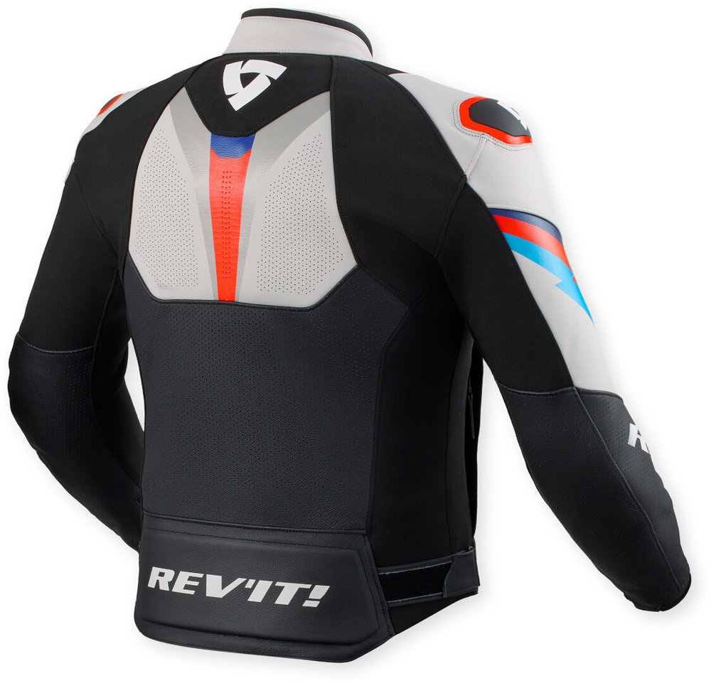 Revit Quantum 3 perforated Motorcycle Leather Jacket