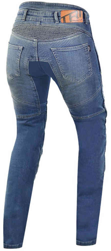 Trilobite Parado Blue Monolayer Slim Ladies Motorcycle Jeans
