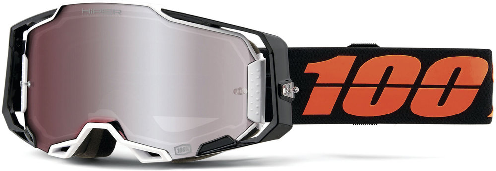 100% Armega HiPER Black Tail Motocross Goggles