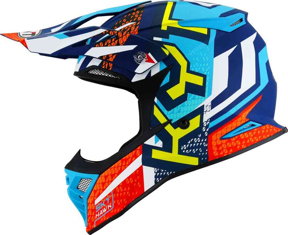 KYT Skyhawk Hyperflow Motocross Helmet