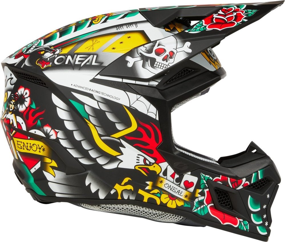 Oneal 3SRS Inked Kids Motocross Helmet