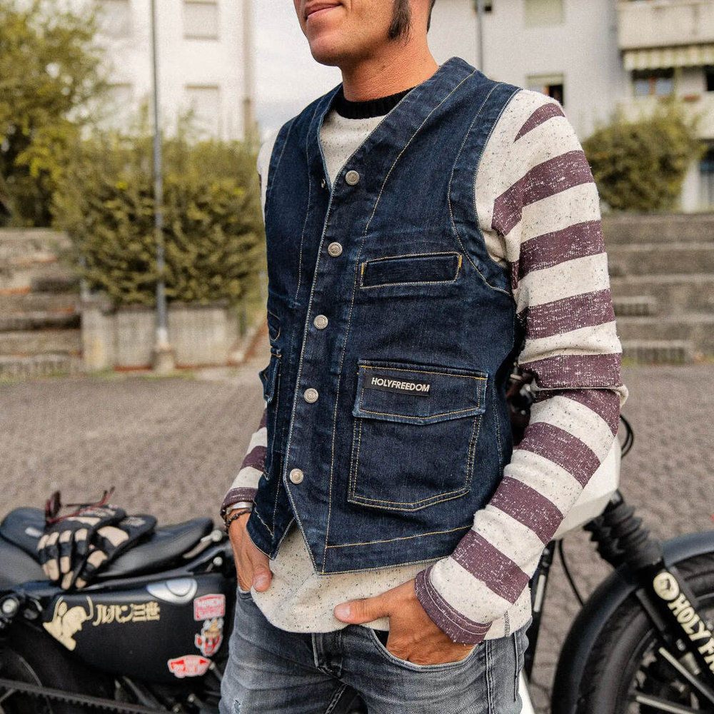 HolyFreedom Gilet Denim Vest