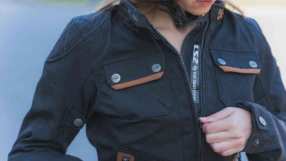 LS2 Bullet waterproof Ladies Motorcycle Textile Jacket