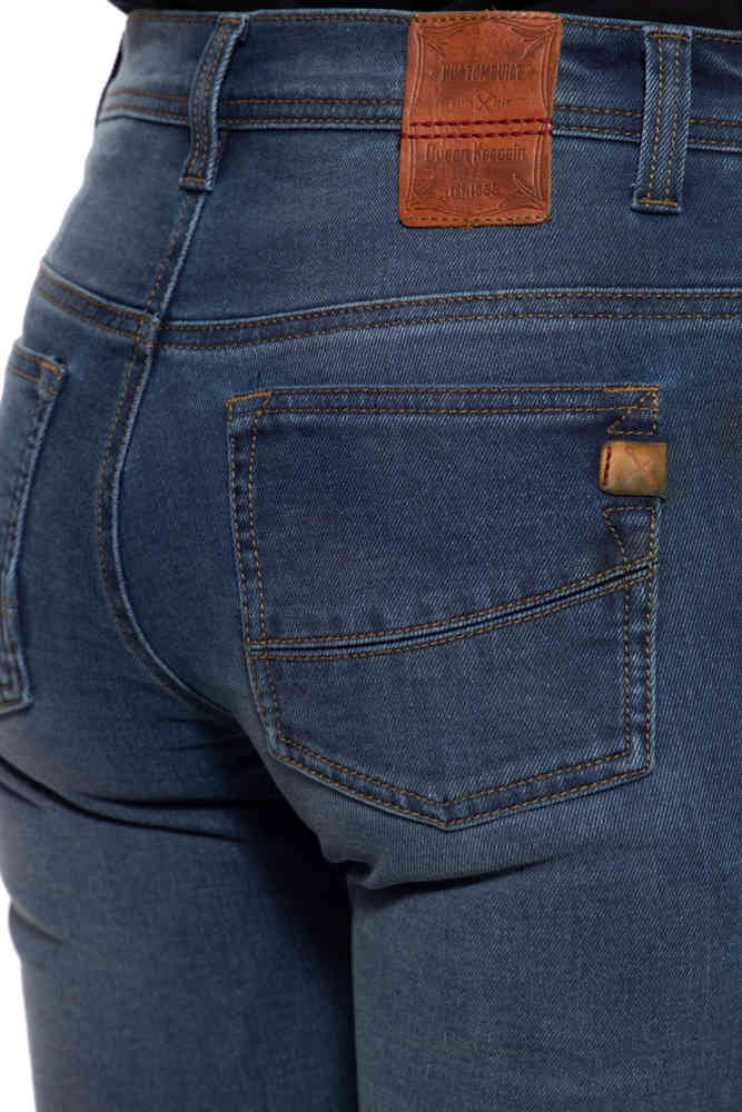 Queen Kerosin Motogear Light Blue Ladies Motorcycle Jeans