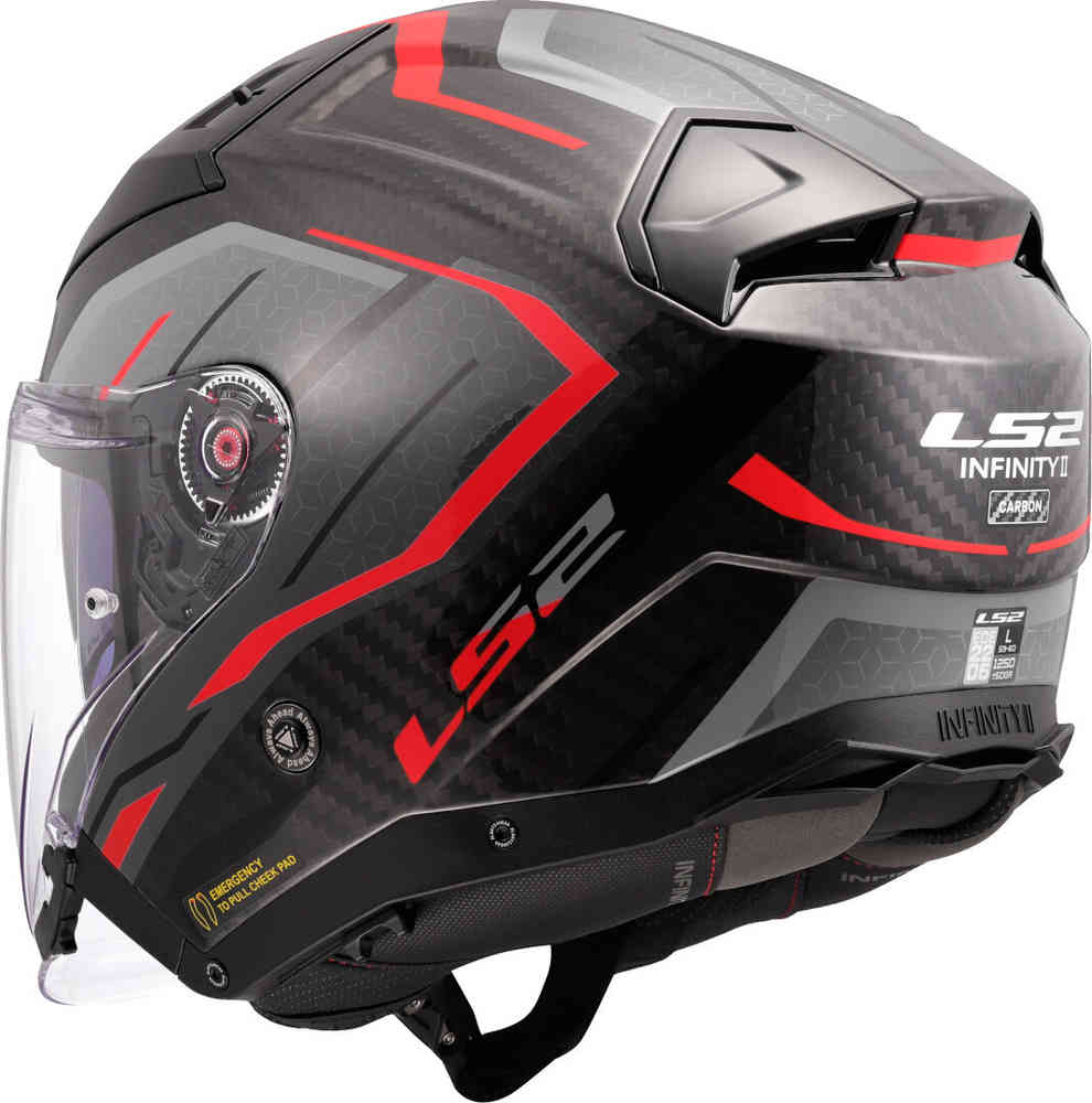 LS2 OF603 Infinity II Carbon Urus Jet Helmet