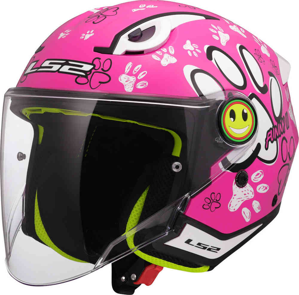 LS2 OF622 Funny II Paws Kids Jet Helmet