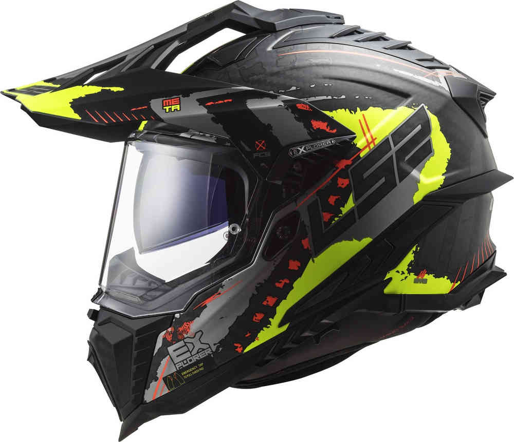LS2 MX701 Explorer C Extend Carbon Motocross Helmet