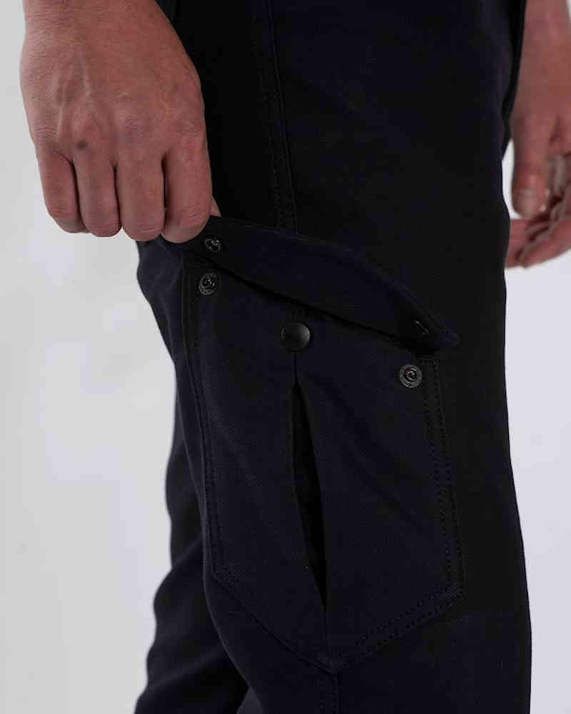 Rokker Black Jack Slim Motorcycle Textile Pants