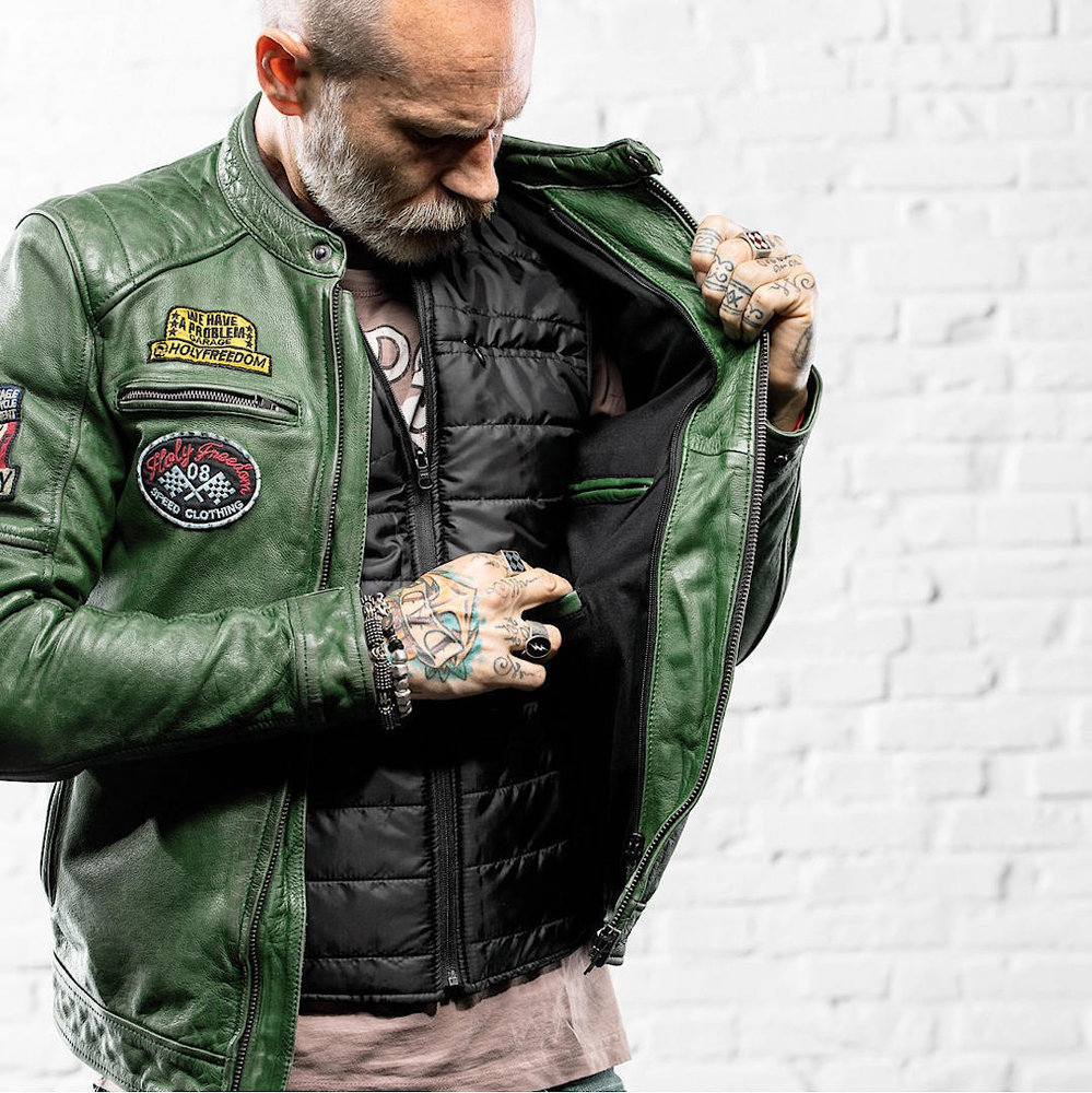 HolyFreedom Zero Evolution Motorcycle Leather Jacket