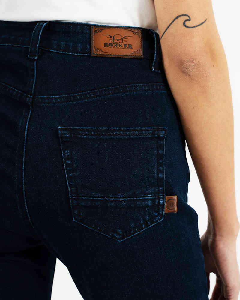 Rokker Rokkertech High Waist Blue Ladies Motorcycle Textile Pants