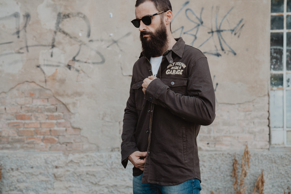 HolyFreedom Marrom Motorcycle Textile Jacket