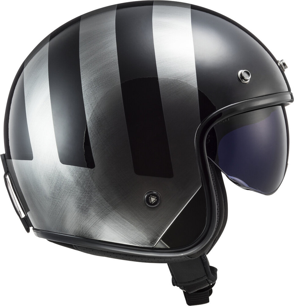 LS2 OF601 Bob II Lines Jet Helmet