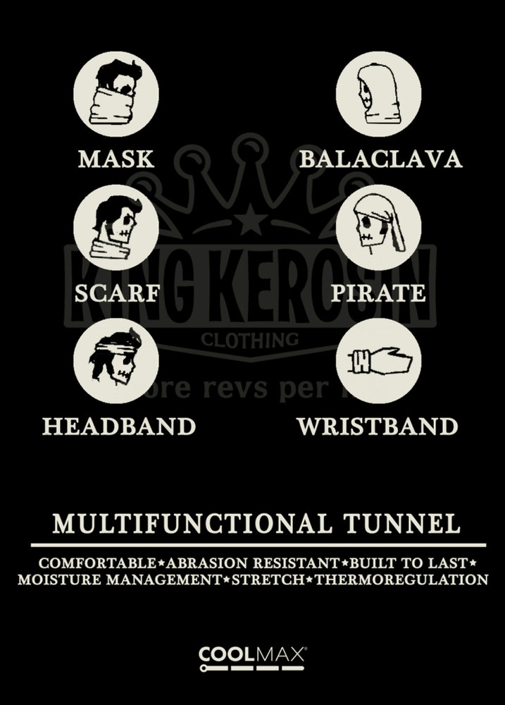 King Kerosin Seepdway Multifunctional Headwear