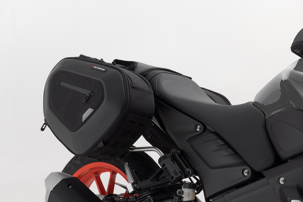 SW-Motech PRO BLAZE H saddlebag set - Black. Yamaha MT-125 (19-).