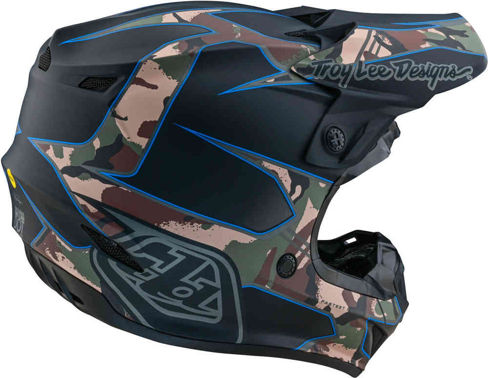 Troy Lee Designs SE4 Polyacrylite Matrix MIPS Motocross Helmet
