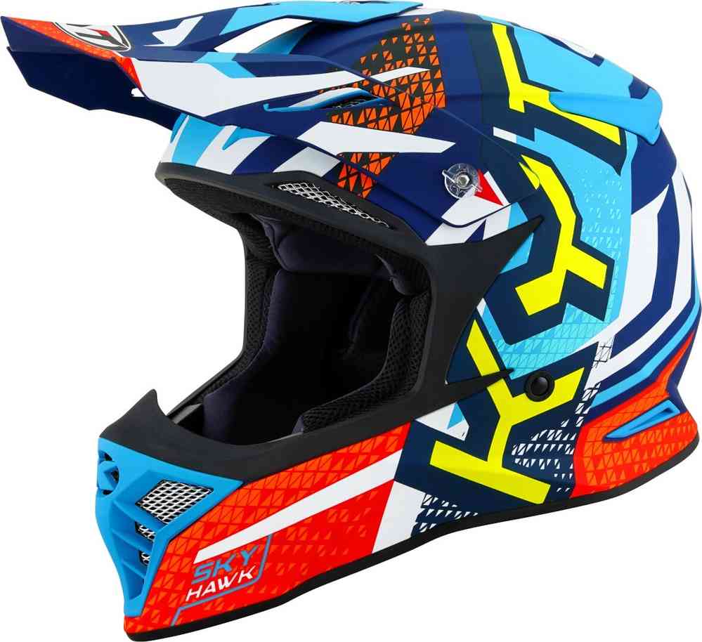 KYT Skyhawk Hyperflow Motocross Helmet
