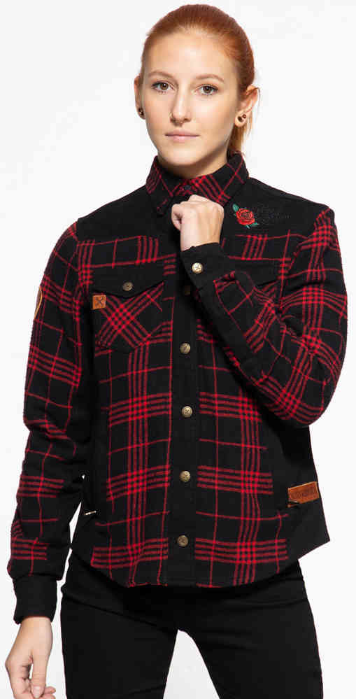 Queen Kerosin Wild Ones Roses Adventure Ladies Shirt