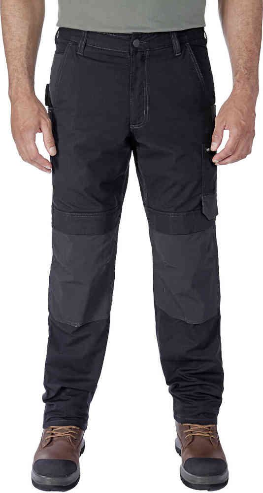 Carhartt Steel Rugged Flex Relaxed Fit Ripstop Double Front Utility Multi Pocket Work Pants