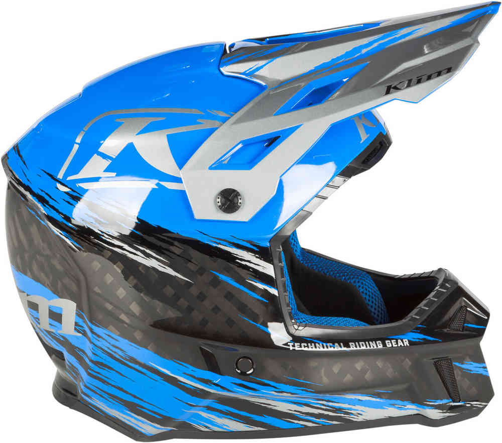 Klim F3 Carbon Pro Thrashed Snowmobile Helmet