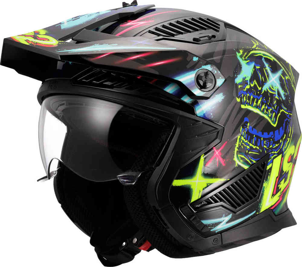 LS2 OF606 Drifter Rayz Trial Helmet