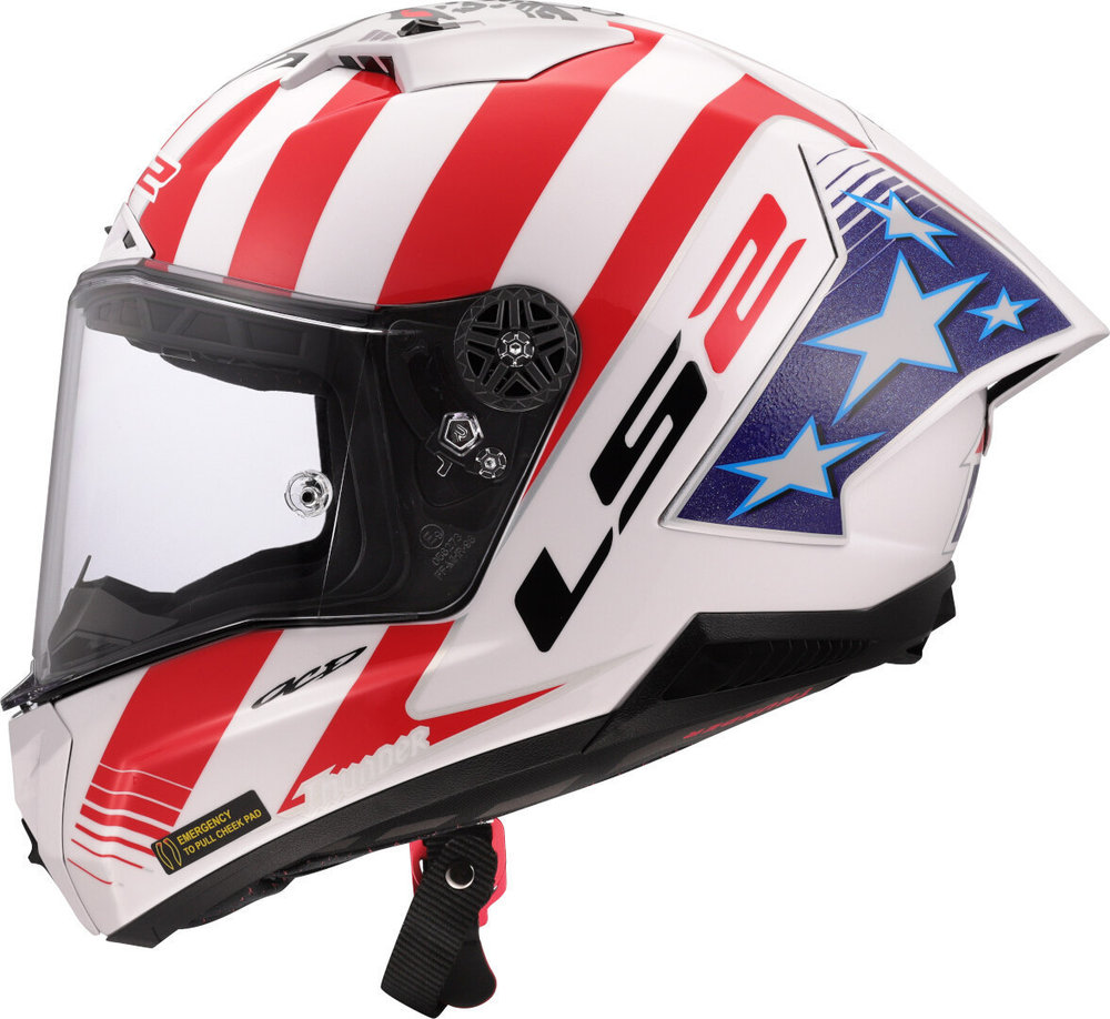 LS2 FF805 Thunder GP Baz Replica Carbon Helmet