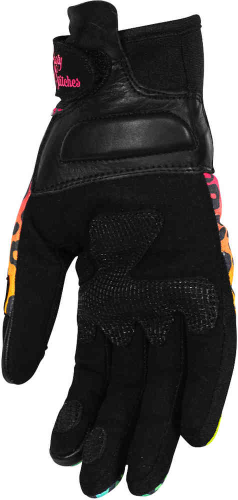 Rusty Stitches Bonnie V2 Panther Ladies Motorcycle Gloves