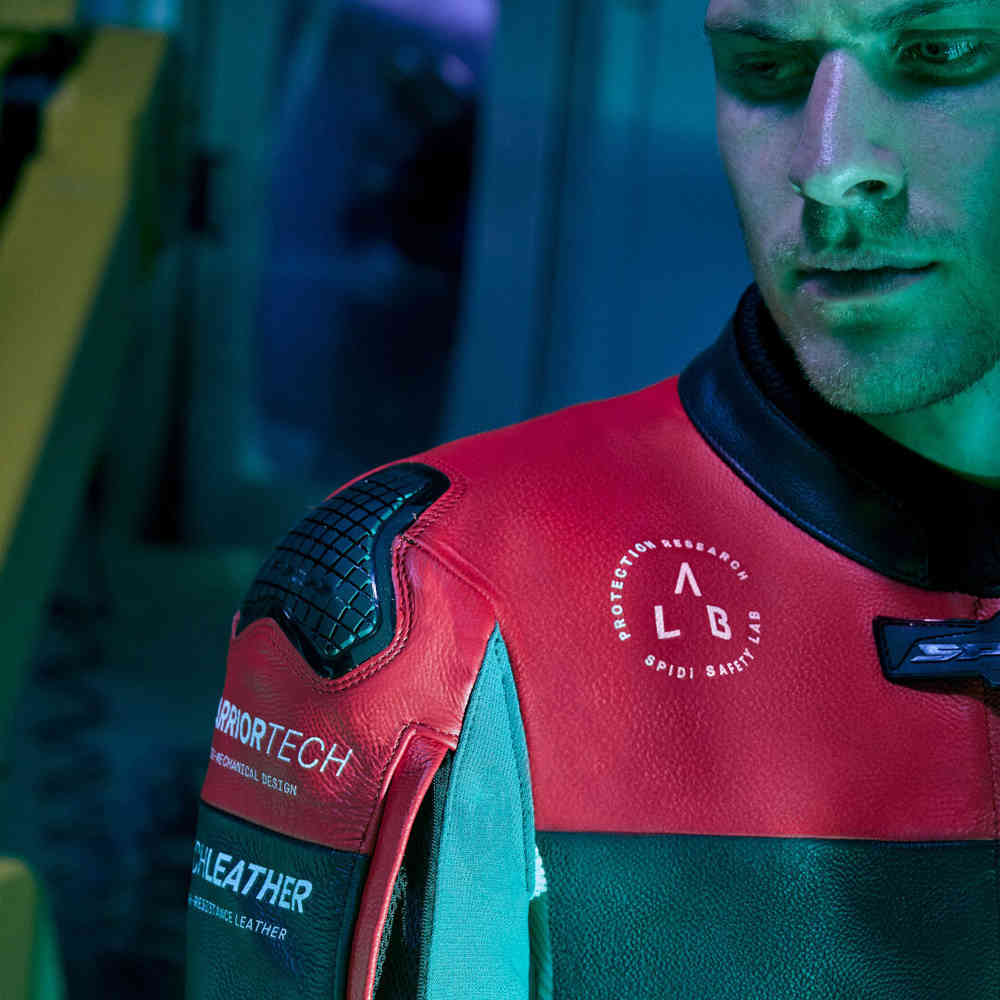 Spidi DP Progressive Motorcycle Leather Jacket