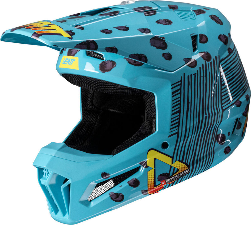 Leatt 3.5 Angled Junior Motocross Helmet with Goggles