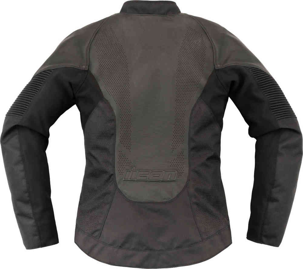 Icon Overlord3 perforated Ladies Motorcycle Leather / Textile Jacket