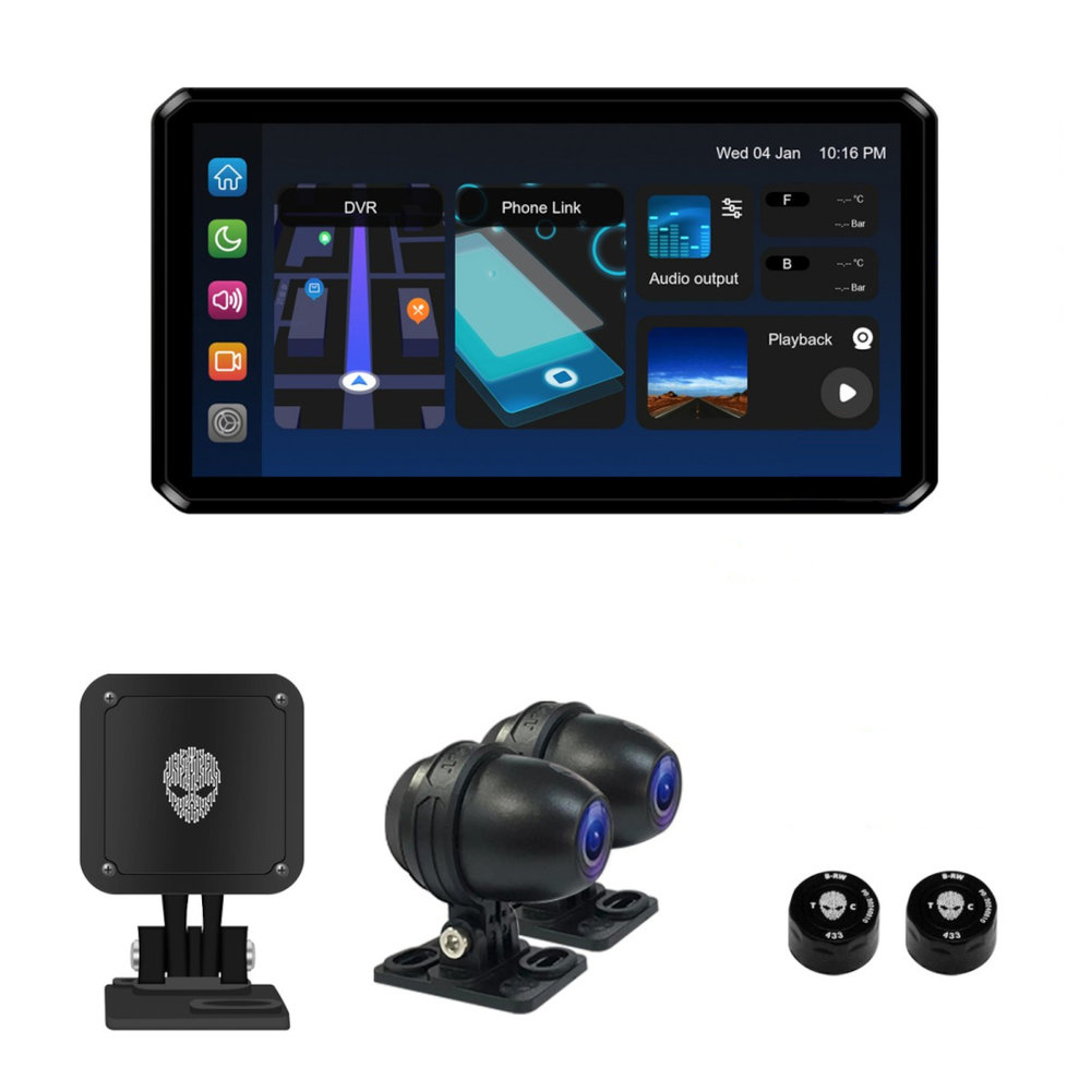 AlienRider M2 Pro Ultimate Bundle  Motorcycle Multimedia System