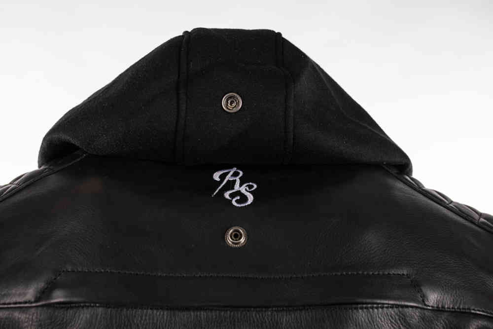 Rusty Stitches Jari Hooded V2 Motorcycle Leather Jacket