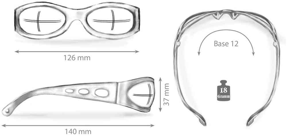 Helly Bikereyes Pro Street Sunglasses