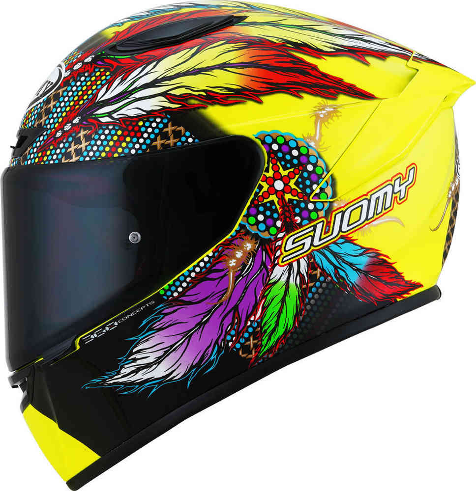 Suomy Track-1 Chieftain Multi Yellow 2023 Helmet