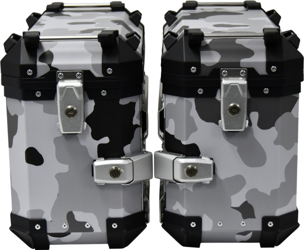 FC-Moto Terreno EVO Camo White 36 L Alu Side Case Set + Lock Cylinder Set