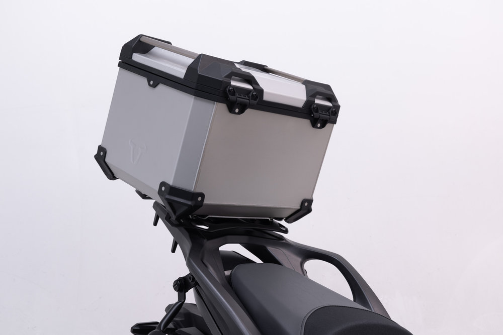 SW-Motech TRAX ADV top case system - Silver. Honda NT1100 (21-).