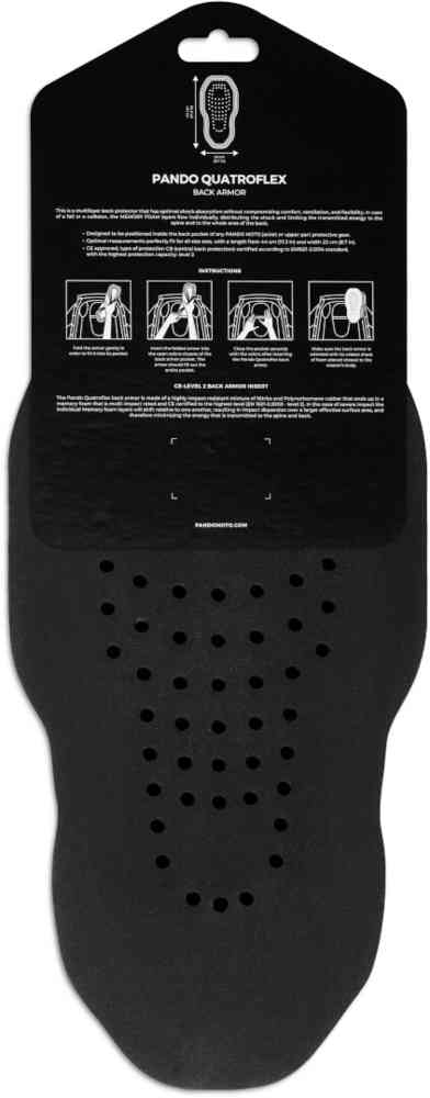 Pando Moto Quatroflex Back 01 Back Protector