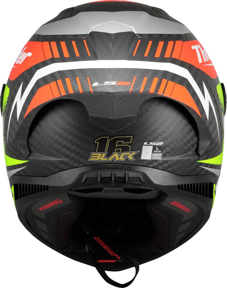 LS2 FF805 Thunder GP Black Replica Carbon Helmet