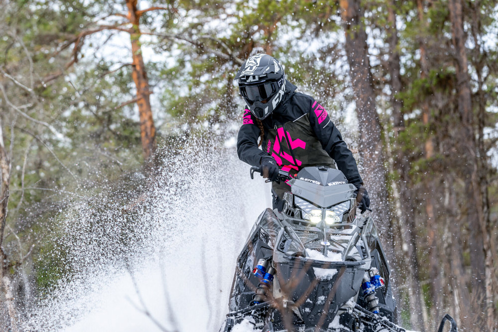 FXR CX Lite Camouflage Ladies One Piece Snowmobile Suit